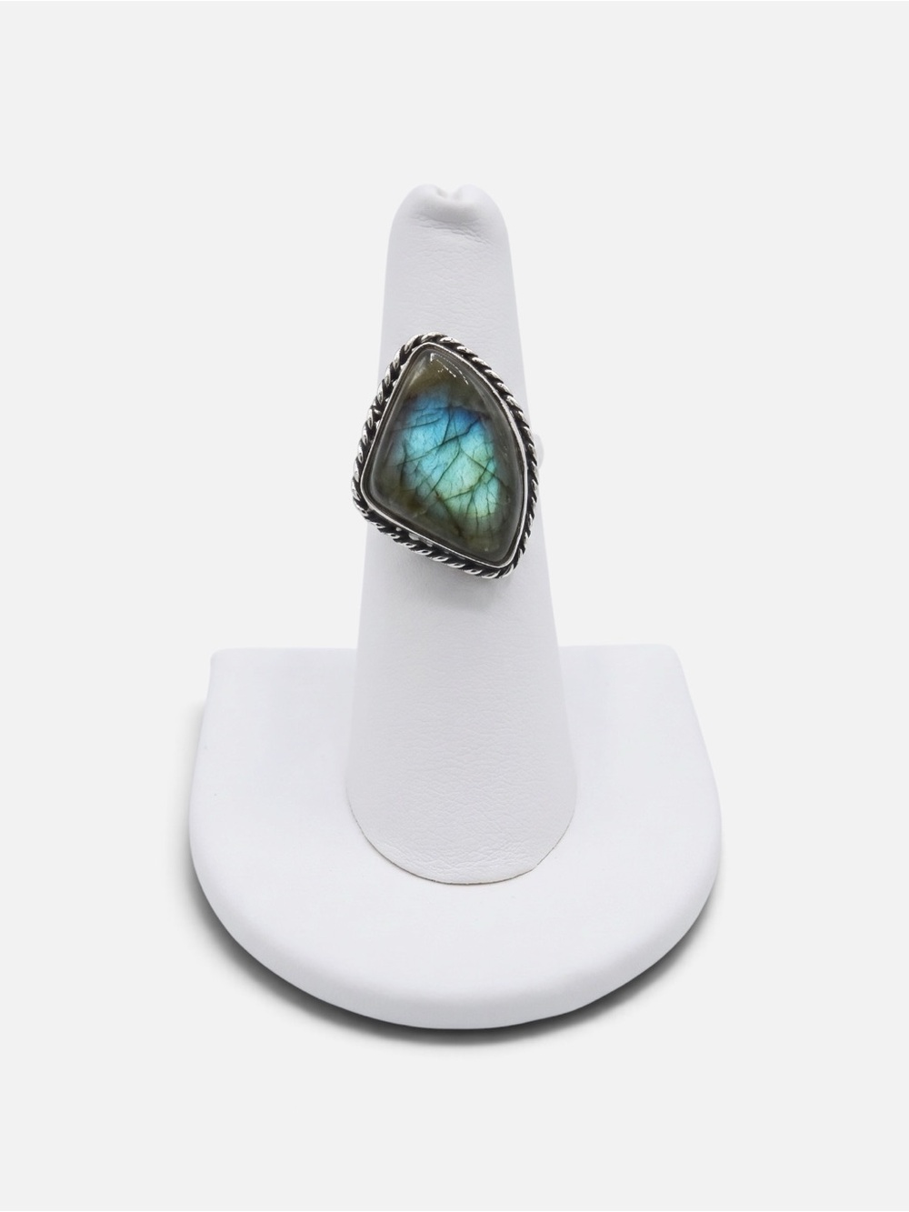 925 VINTAGE LABRADORITE RING